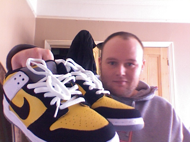 Me plus Nike SBs with a hangover